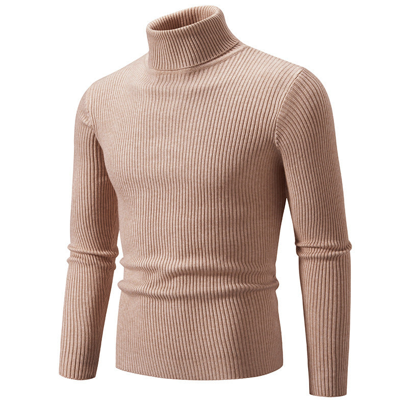 Herren feiner Rollkragenpullover aus langlebigem Strickmaterial Stilzeits