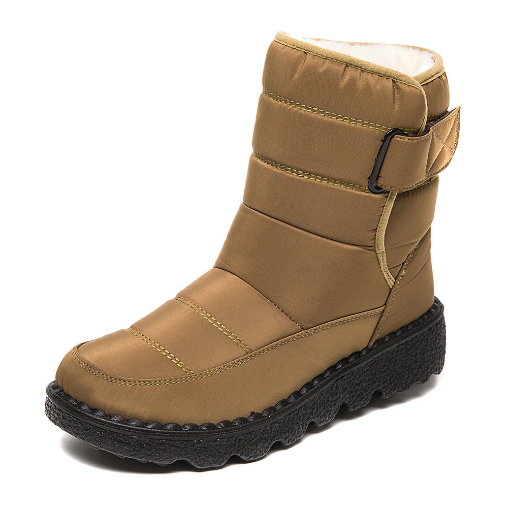 Stilzeits | Wasserdichte High-Top Slip-On Schneestiefel