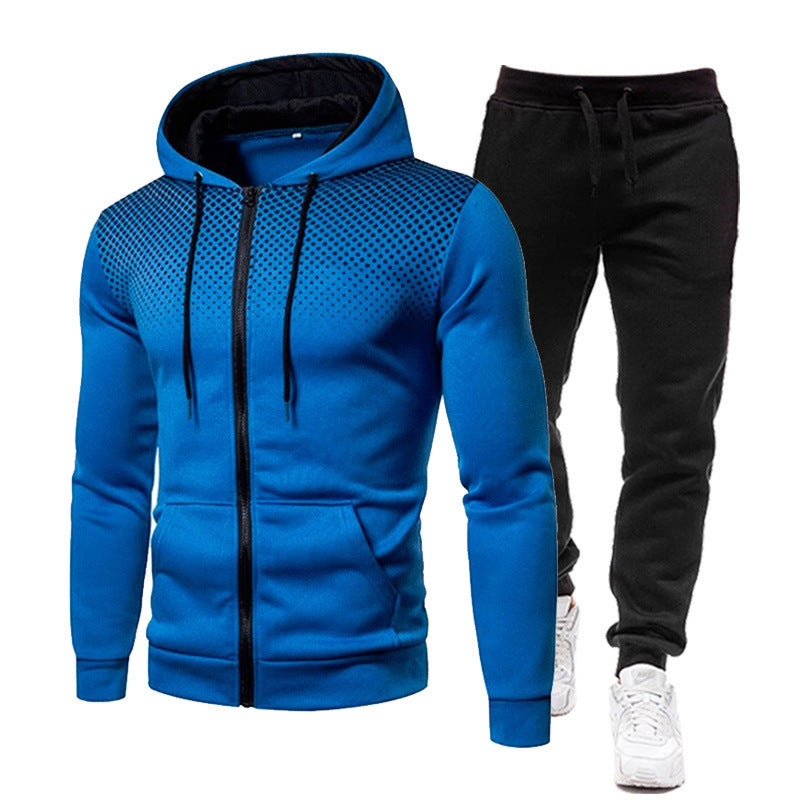 Herren Hoodie- und Jogginghose Set mit atmungsaktivem Design Stilzeits