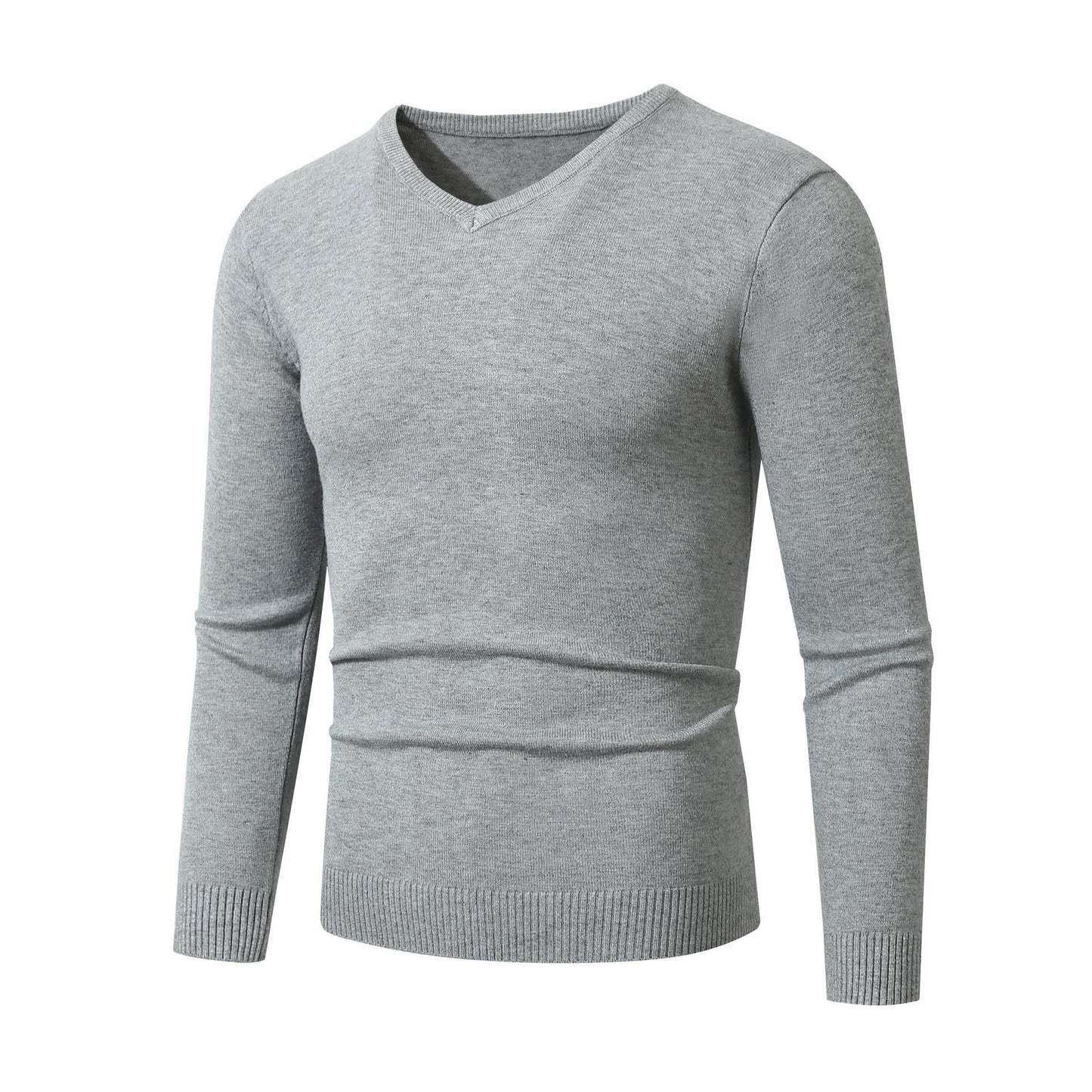 Herren eleganter V-Ausschnitt Pullover Stilzeits