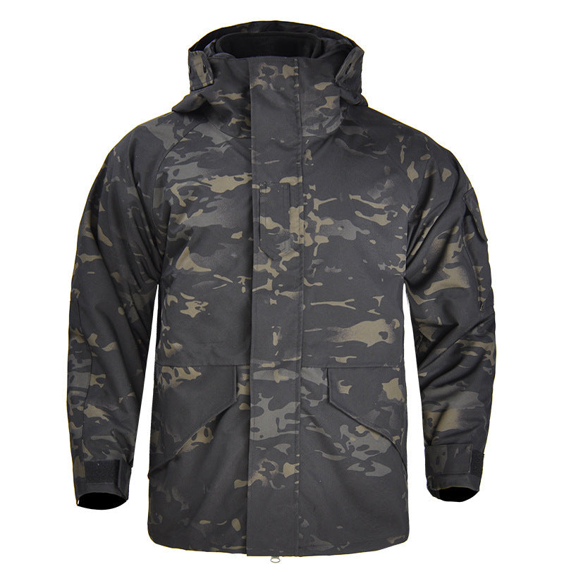 Herren wetterfeste Camouflage-Jacke Stilzeits