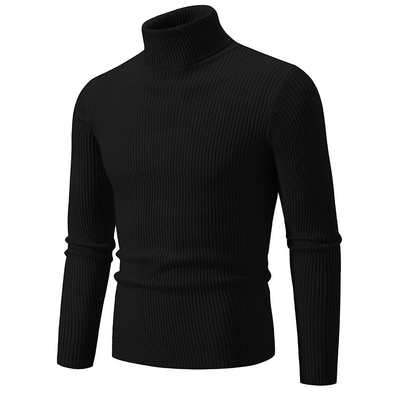 Herren feiner Rollkragenpullover aus langlebigem Strickmaterial Stilzeits