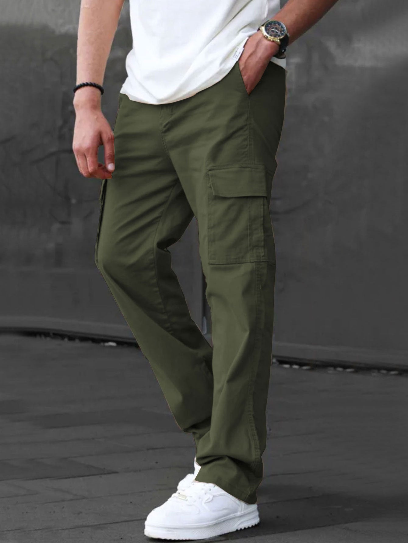 Herren Cargo-Hosen mit multifunktionalen Taschen und atmungsaktivem Stoff Stilzeits