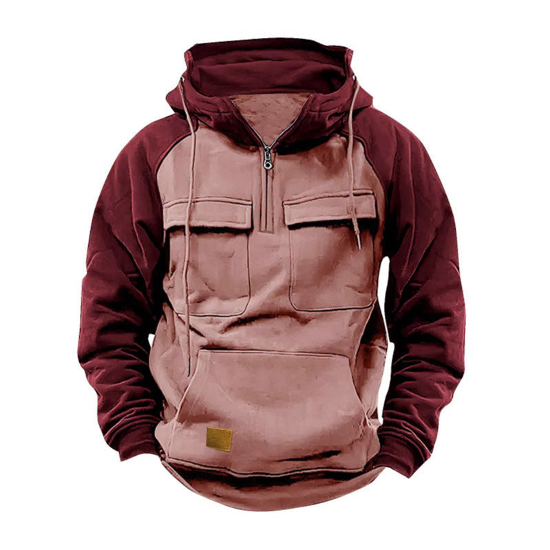 Herren Funktioneller Hoodie mit praktischen Taschen und innovativem Design Stilzeits