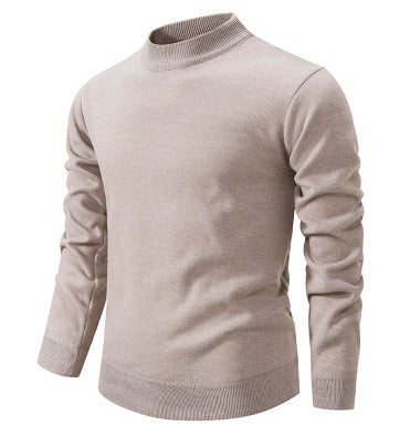 Herren Hochwertiger Strickpullover mit modernem Stehkragen Stilzeits