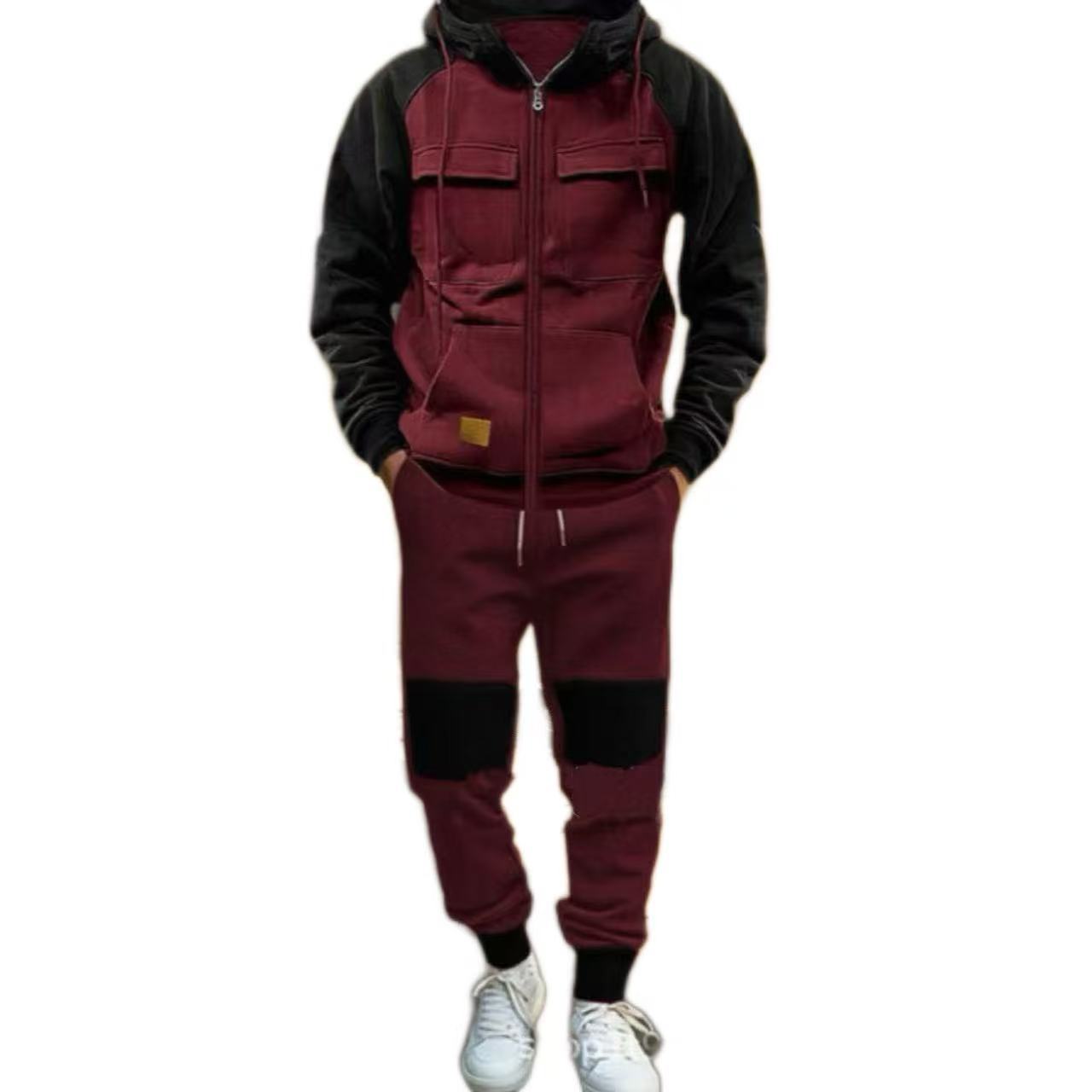 Herren funktionaler Freizeitanzug mit praktischen Taschen Stilzeits