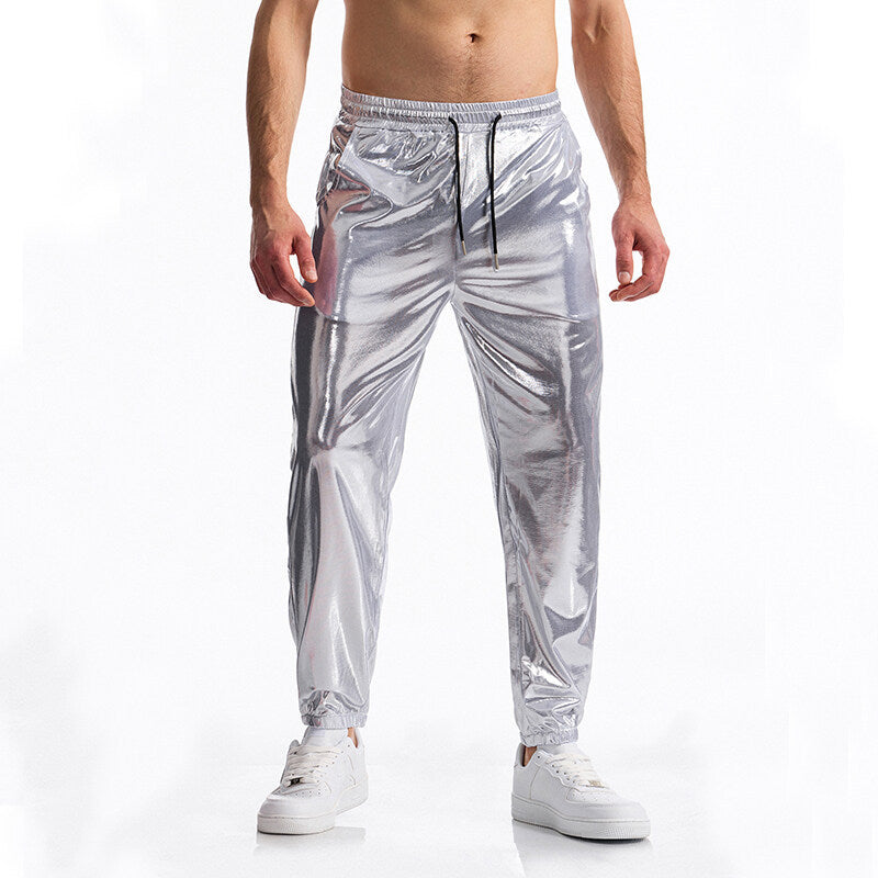 Herren glänzende Freizeitjacke Stilzeits