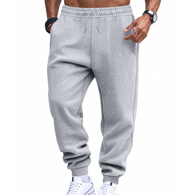 Herren modische Jogginghose mit elastischem Bund und seitlichen Taschen Stilzeits