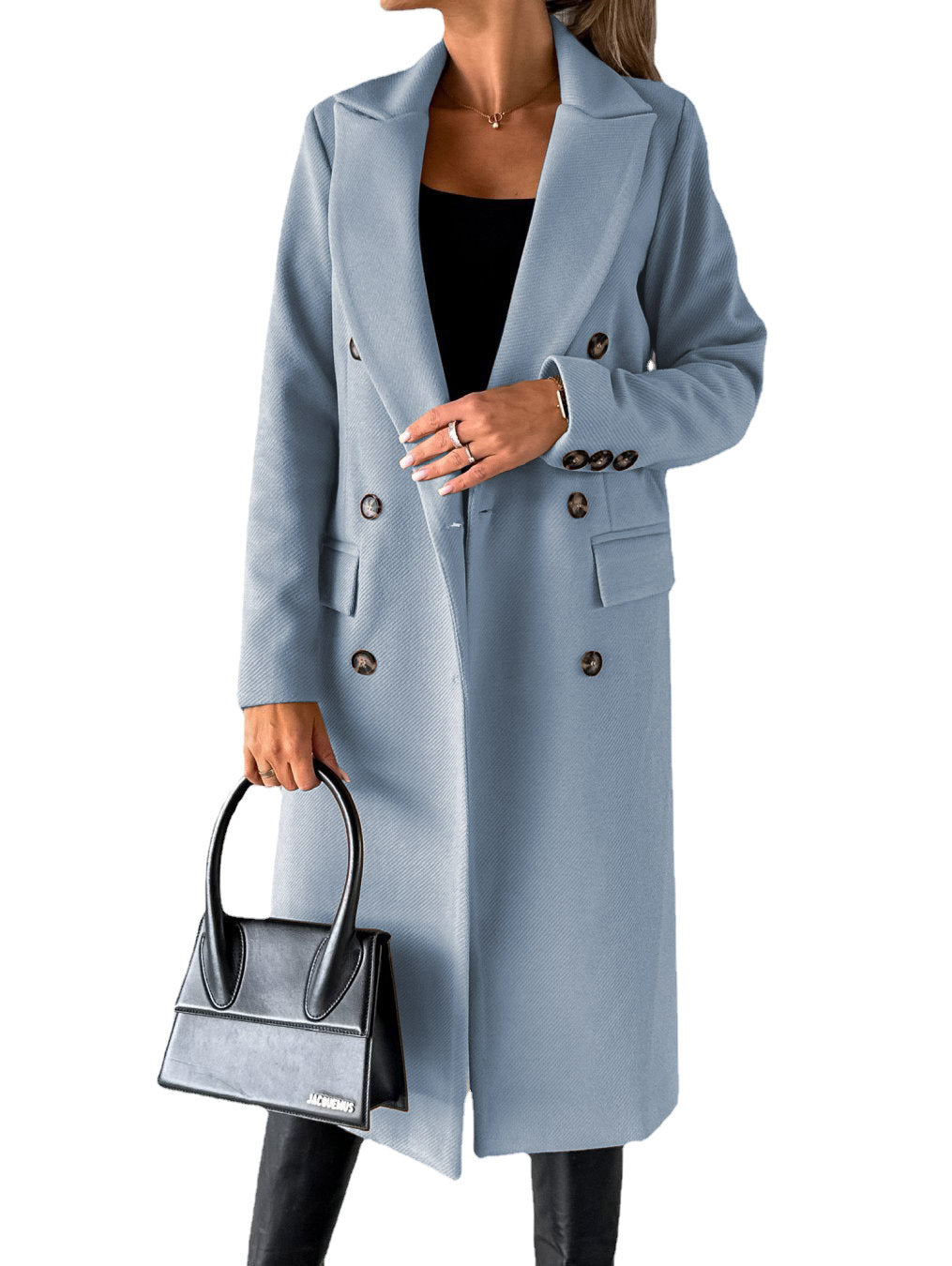 Damen Eleganter und zeitloser Trenchcoat mit doppelter Knopfleiste und praktischen Taschen Stilzeits
