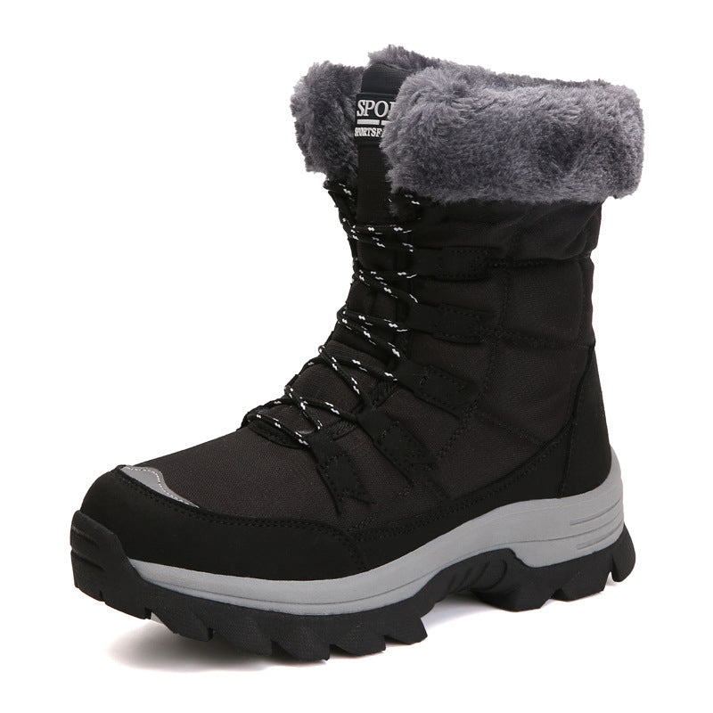 Damen Isolierte Winterstiefel mit rutschfester Sohlenkonstruktion und kuscheligem Innenfutter Stilzeits