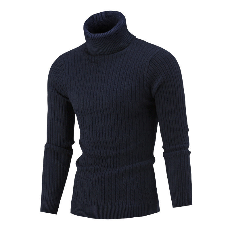 Herren Rollkragenpullover aus hochwertigem Strick Stilzeits