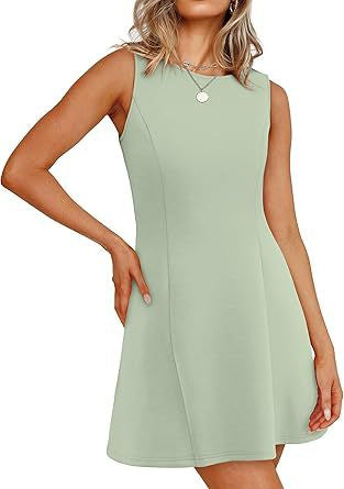 Damen ärmelloses A-Linien Kleid mit zeitlosem Schnitt Stilzeits