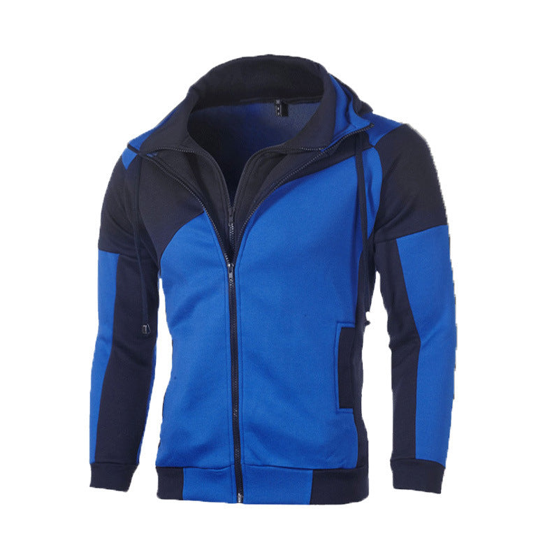 Herren funktionale Sportjacke mit hohem Kragen Stilzeits