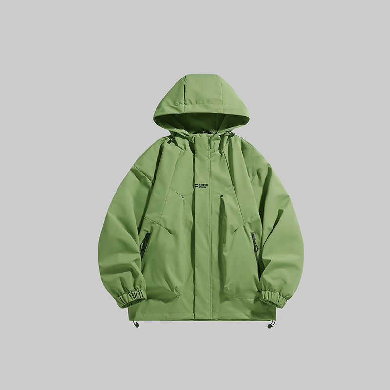 Herren multifunktionale Winterjacke mit isolierendem Fleecefutter und verstellbarer Kapuze Stilzeits