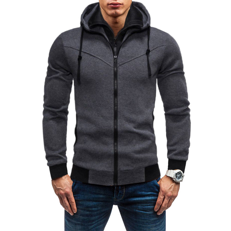 Herren Fleece-Kapuzenjacke mit stylischem Design und praktischen Taschen Stilzeits