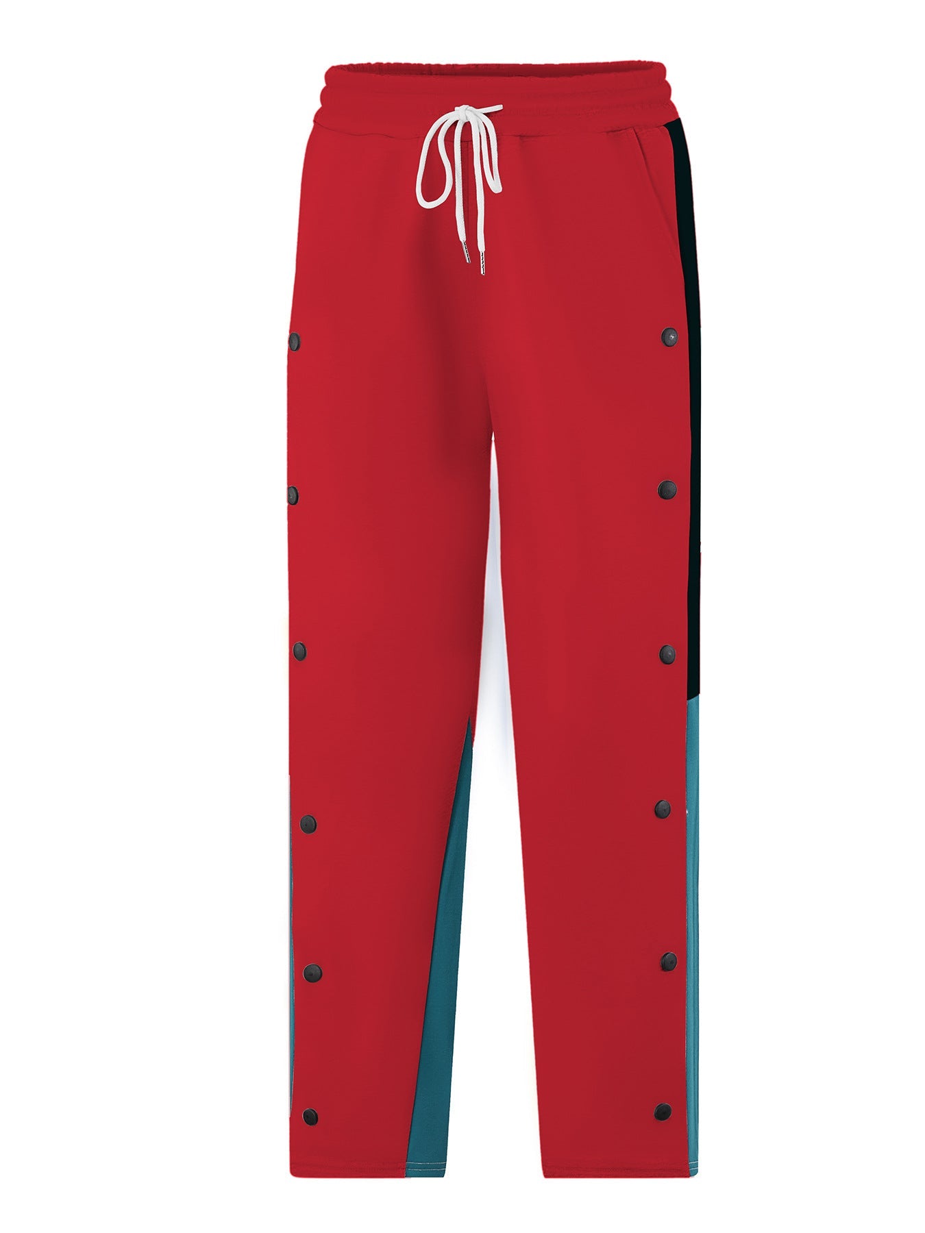 Herren Sportliche Trainingshose mit Druckknopfverschluss und atmungsaktiver Struktur Stilzeits