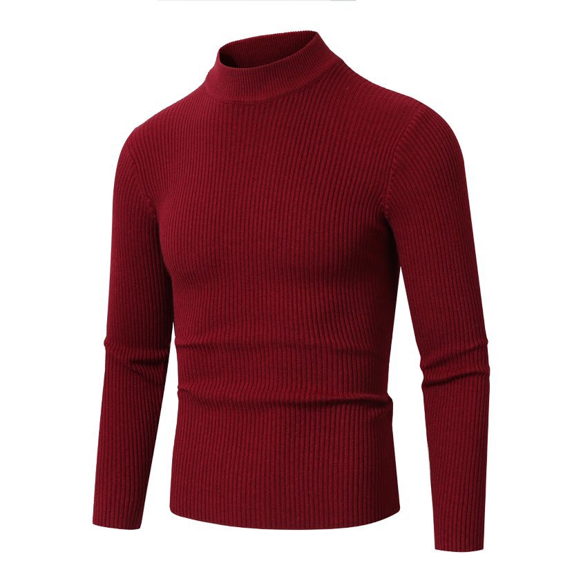 Herren Rollkragenpullover aus hochwertiger Rippenstruktur Stilzeits