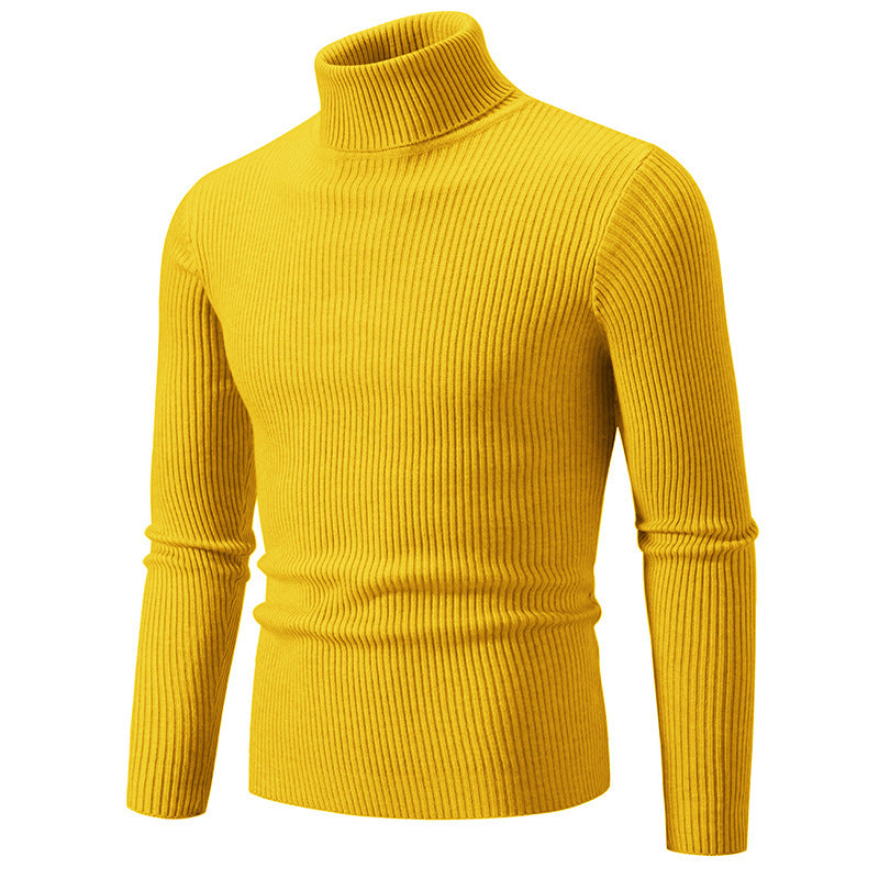 Herren feiner Rollkragenpullover aus langlebigem Strickmaterial Stilzeits