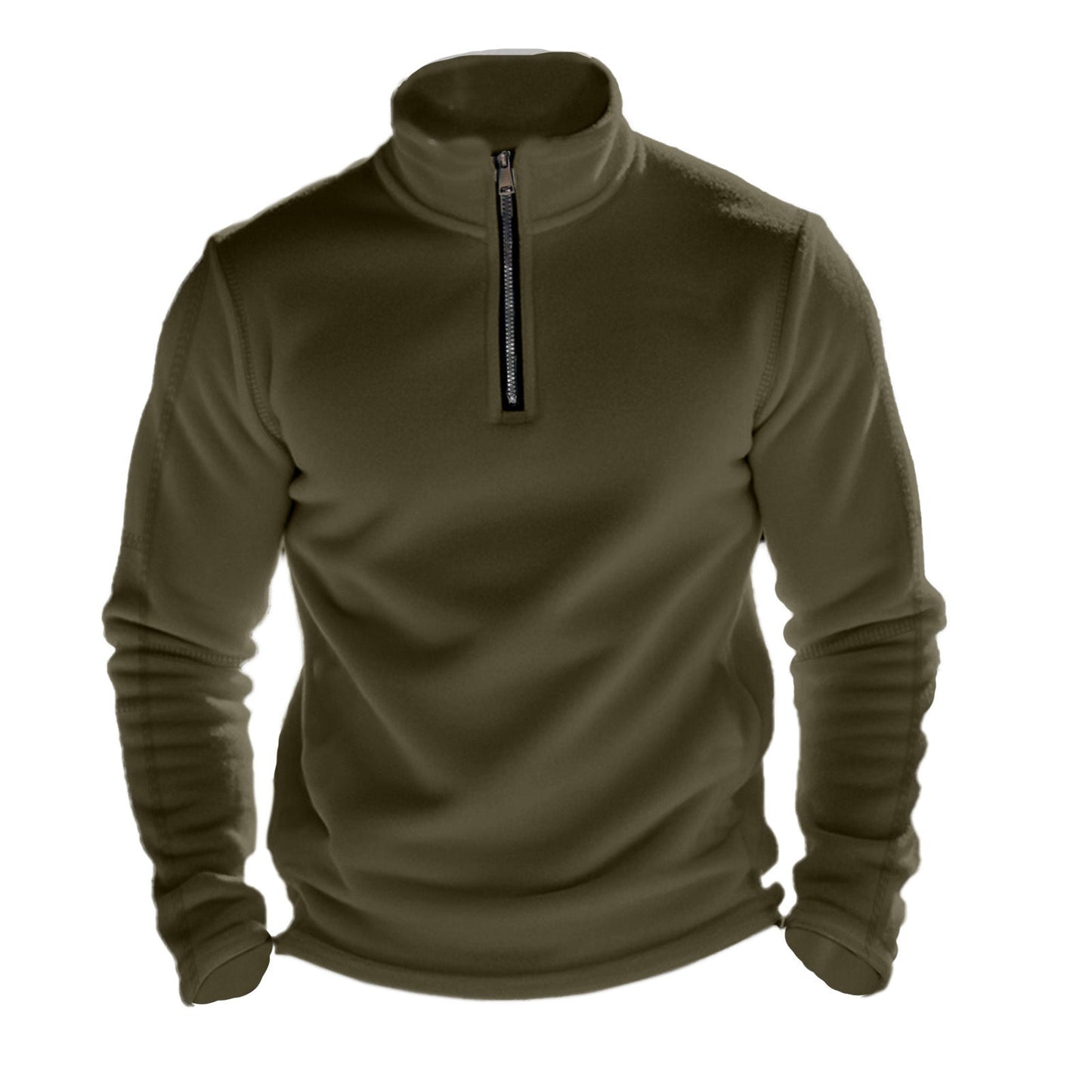 Herren Fleece Pullover mit Stehkragen Stilzeits