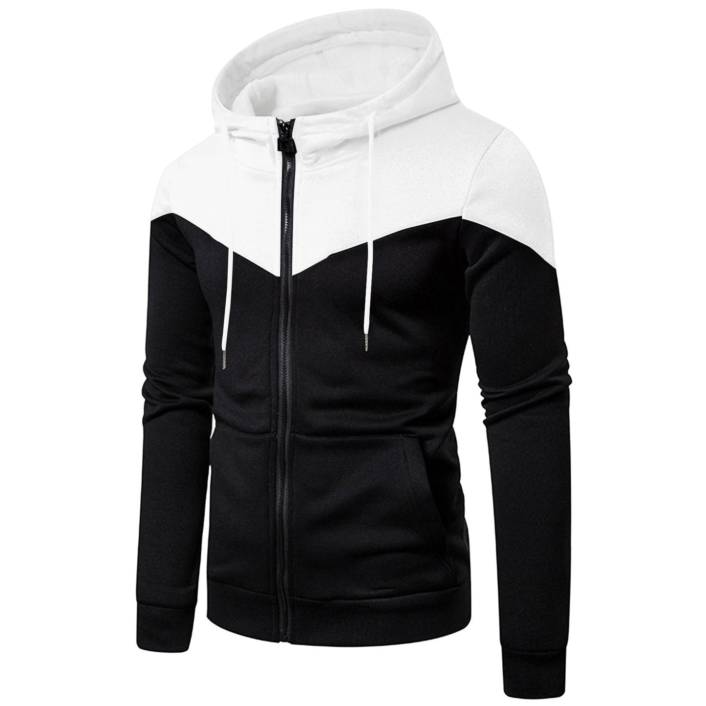 Herren sportliche Kapuzenjacke Stilzeits