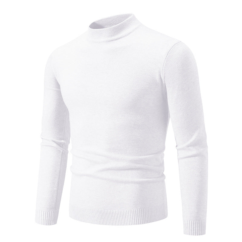 Herren eleganter Pullover mit Stehkragen Stilzeits
