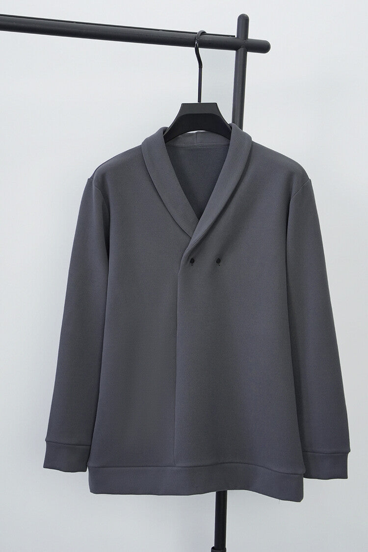 Herren Freizeitjacke mit modernem Schalkragen und praktischen Knöpfen Stilzeits