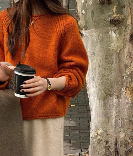 Damen Strickpullover mit lässiger Silhouette undmodernen Details Stilzeits