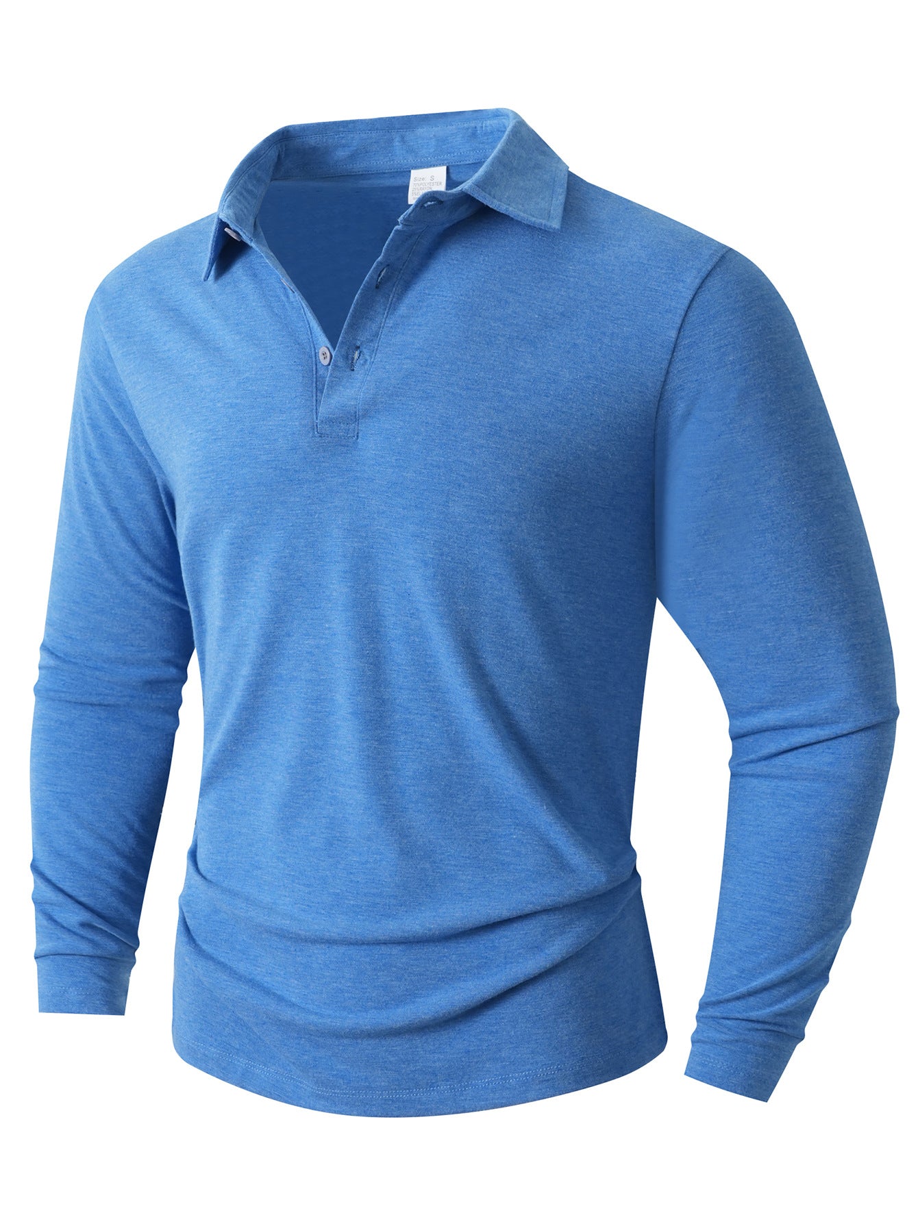 Herren Langarm Poloshirt mit modernem Schnitt Stilzeits