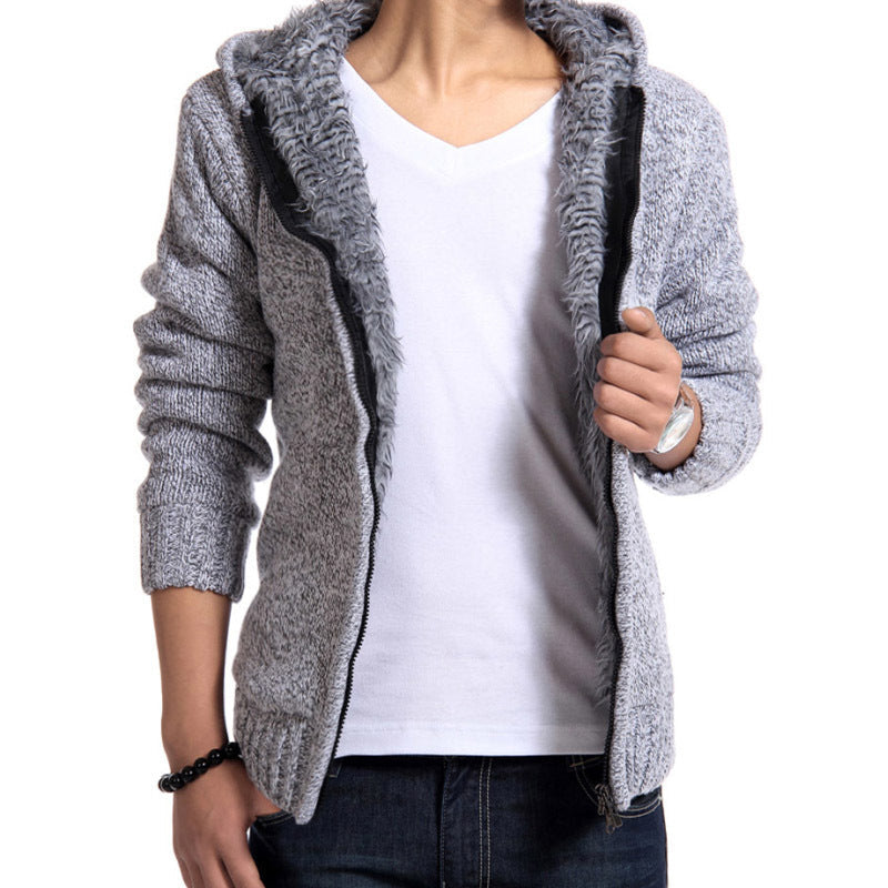 Herren kuschelige Strickjacke mit hochwertigem Innenfutter Stilzeits