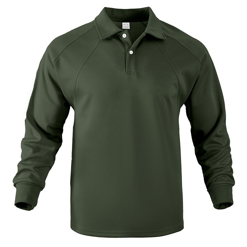 Herren Langarm Polohemd aus weicher Baumwolle mit sportlichen Akzenten Stilzeits