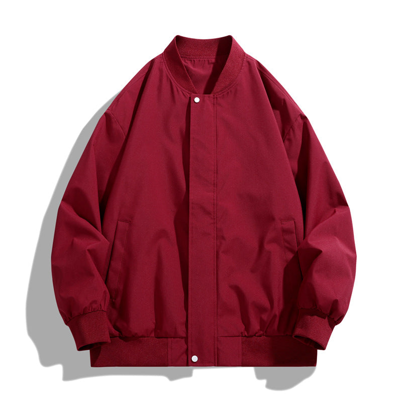 Herren sportliche Übergangsjacke mit hohem Kragen und praktischen Seitentaschen Stilzeits