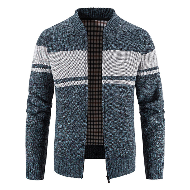 Herren modische Strickjacke mit strukturiertem Design Stilzeits