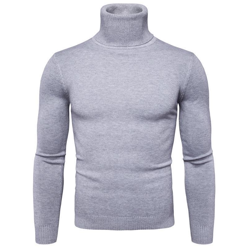 Herren Rollkragenpullover aus feiner Merinowolle Stilzeits