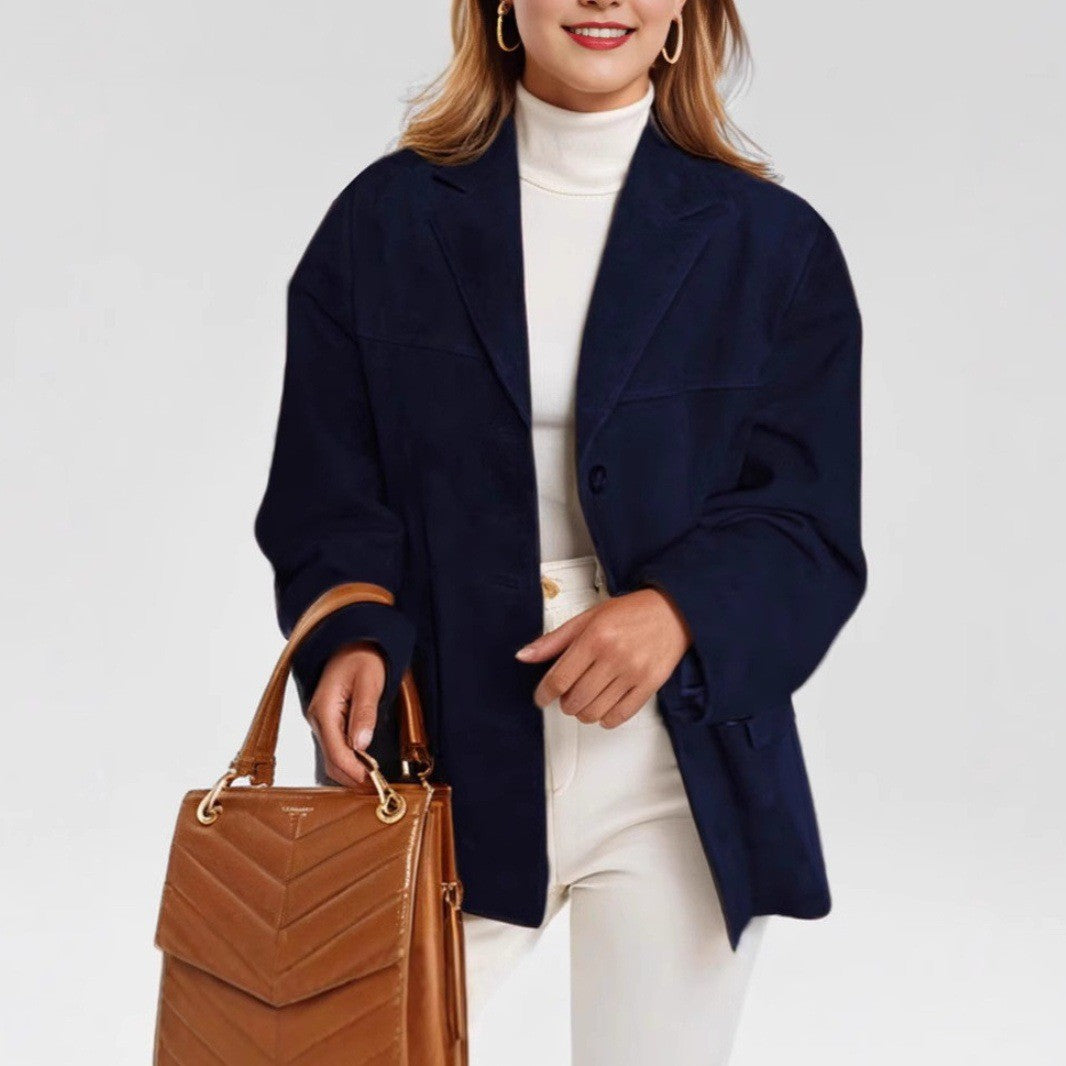 Damen modischer Oversized Blazer Stilzeits