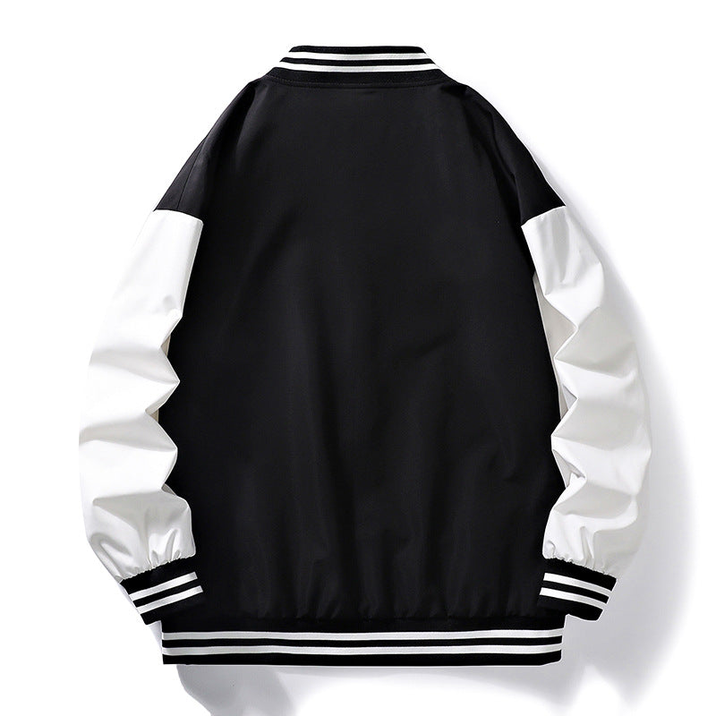 Herren sporty Bomberjacke mit Kontrastärmeln Stilzeits