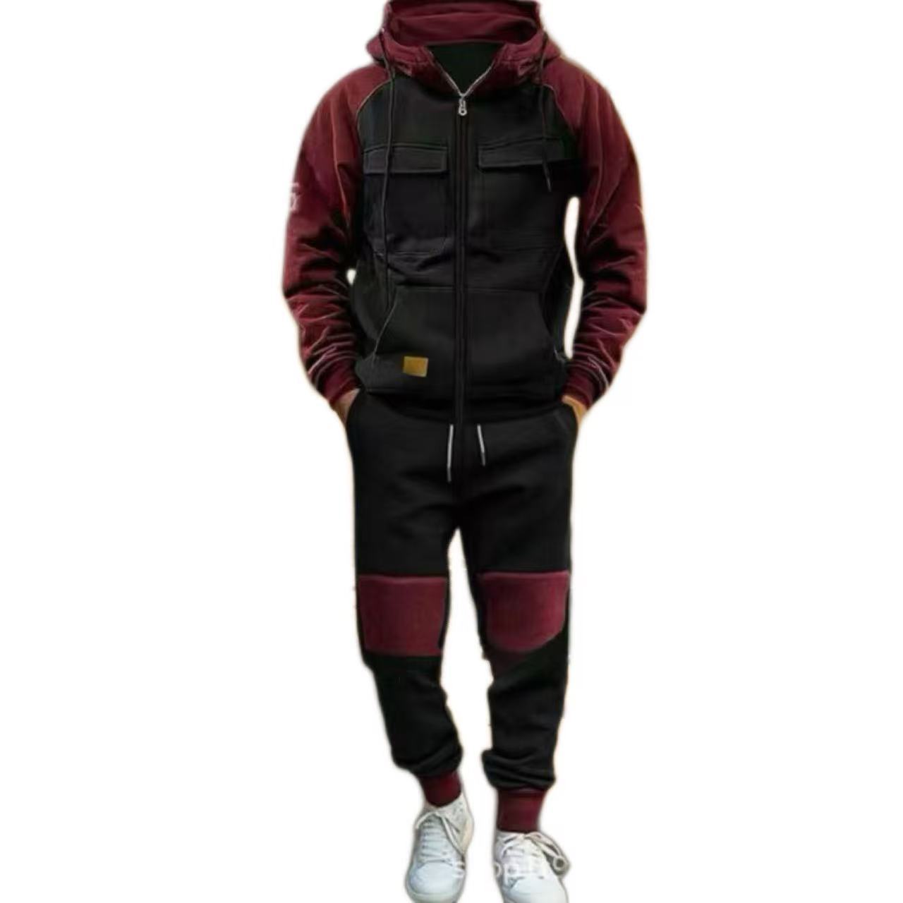 Herren funktionaler Freizeitanzug mit praktischen Taschen Stilzeits