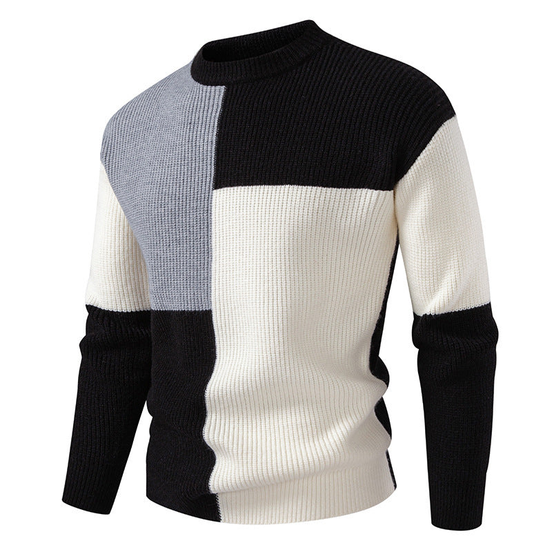 Herren stilvoller und komfortabler gestrickter Pullover Stilzeits