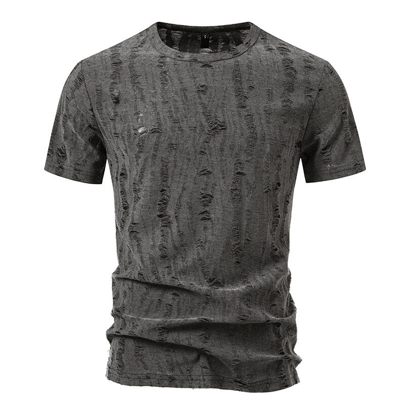 Herren T-Shirt mit strukturiertem Vintage-Design Stilzeits