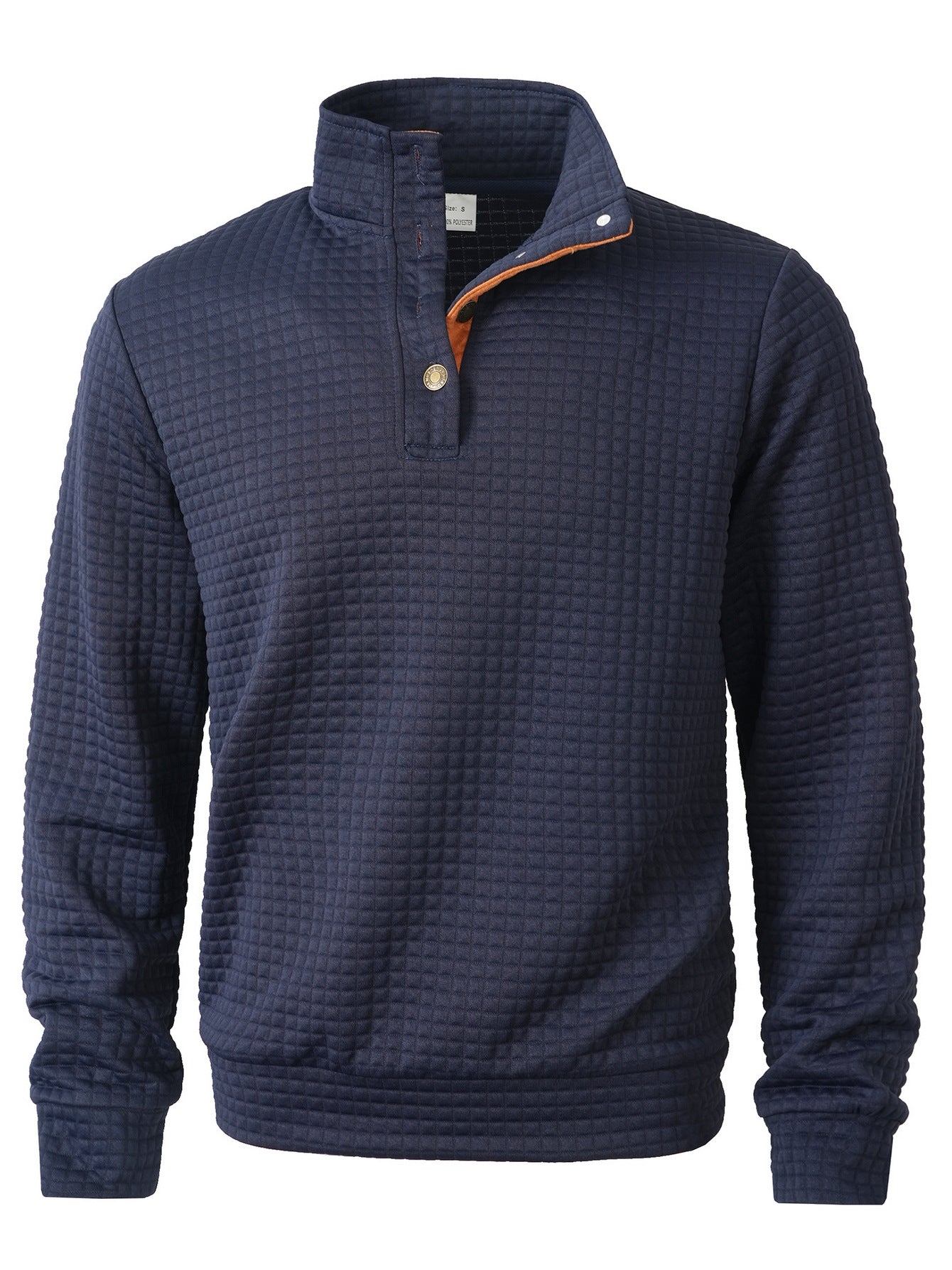 Herren stylischer Pullover mit modischem Stehkragen Stilzeits