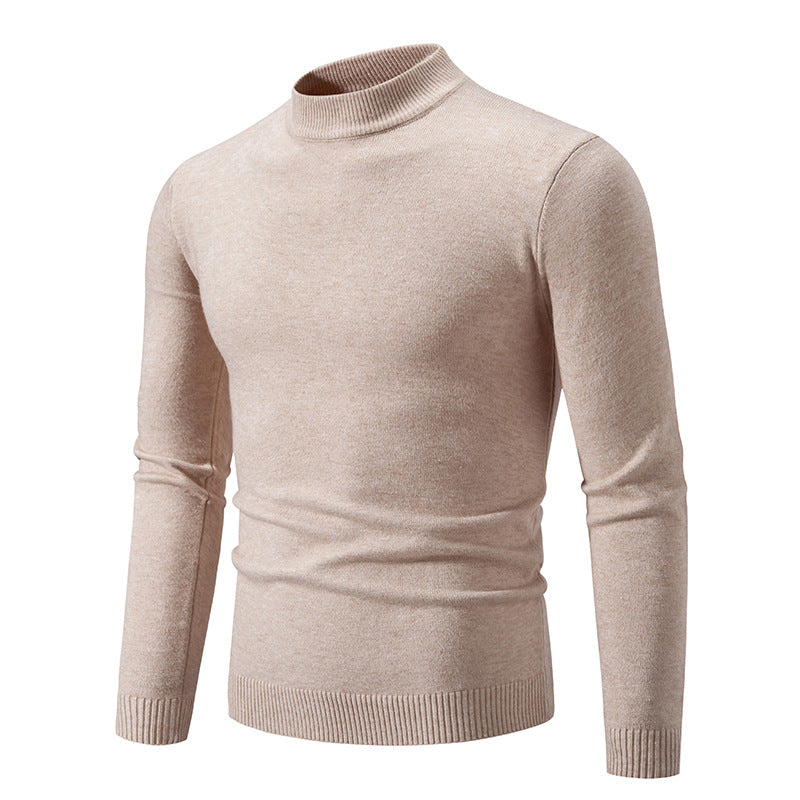 Herren eleganter Pullover mit Stehkragen Stilzeits