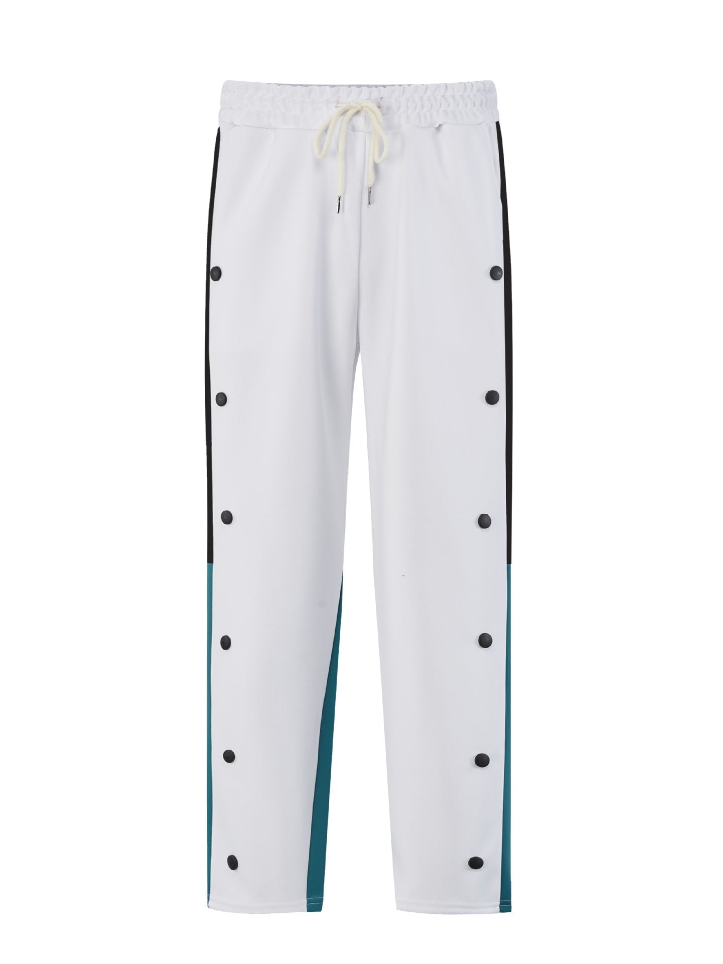 Herren Sportliche Trainingshose mit Druckknopfverschluss und atmungsaktiver Struktur Stilzeits