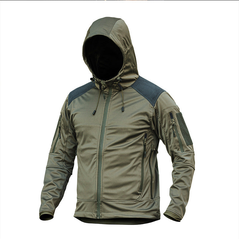Herren funktionale Outdoor-Jacke mit isolierter Steppstruktur Stilzeits