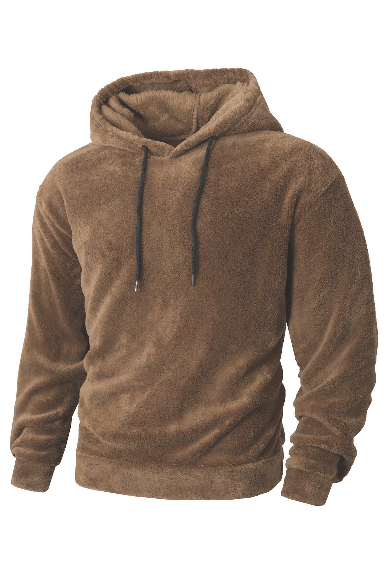 Herren Kuscheliger Fleece-Hoodie mit Kordelzug Stilzeits
