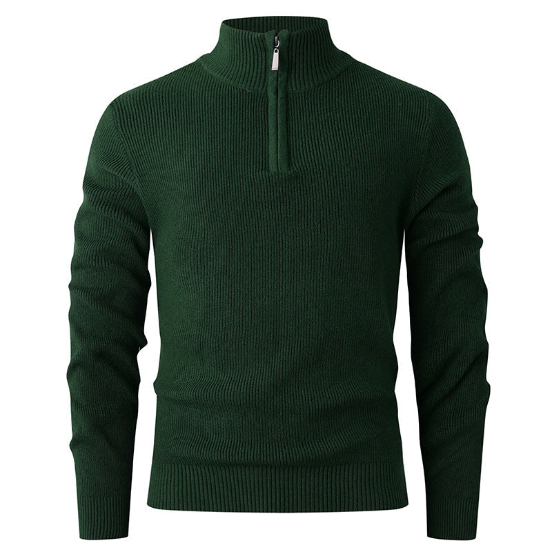 Herren Strickpullover mit Stehkragen Stilzeits