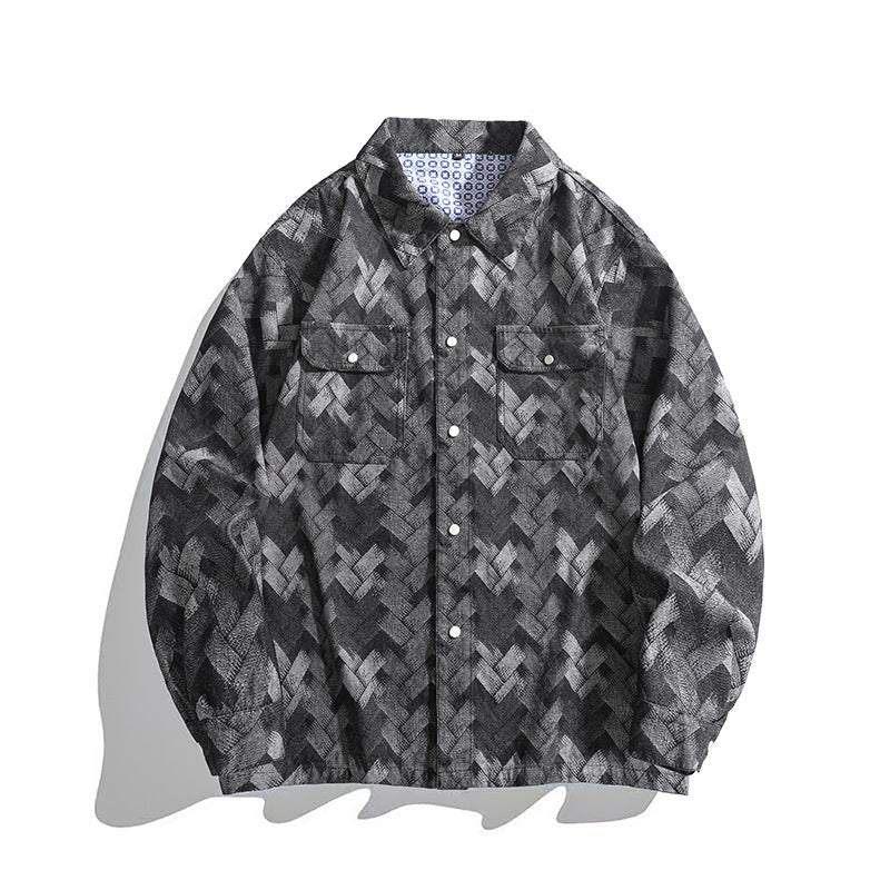 Herren lässige Overshirt Stilzeits