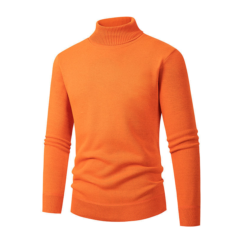 Herren eleganter Rollkragenpullover aus hochwertigem Material Stilzeits