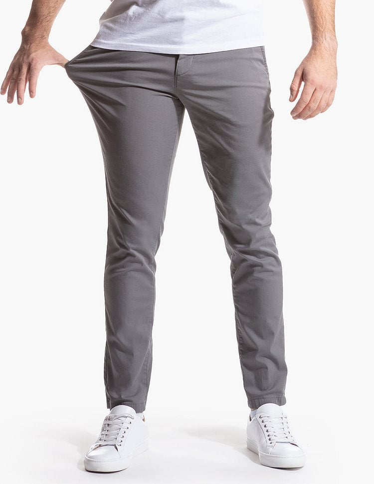 Herren Slim-Fit Chinohose aus atmungsaktivem Material Stilzeits