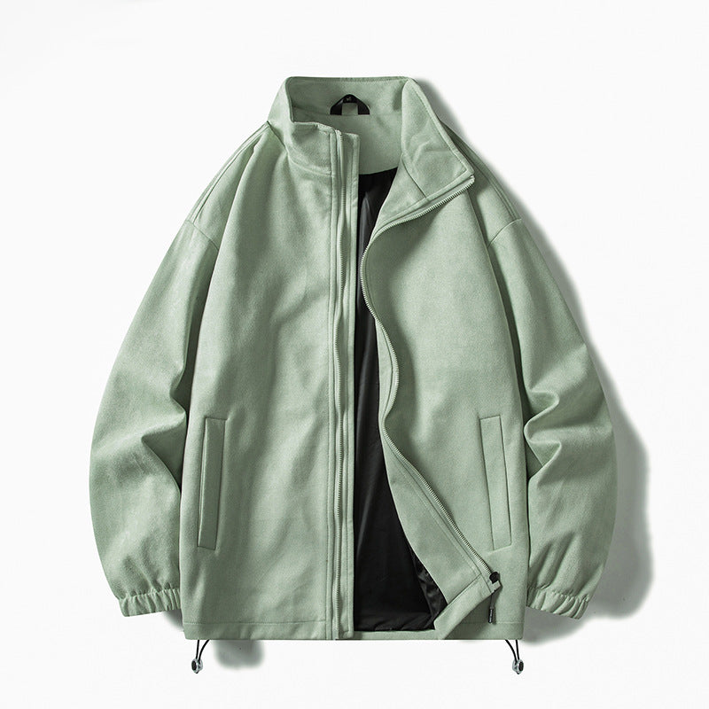 Herren Fleecejacke mit elastischen Bündchen und praktischen Taschen Stilzeits