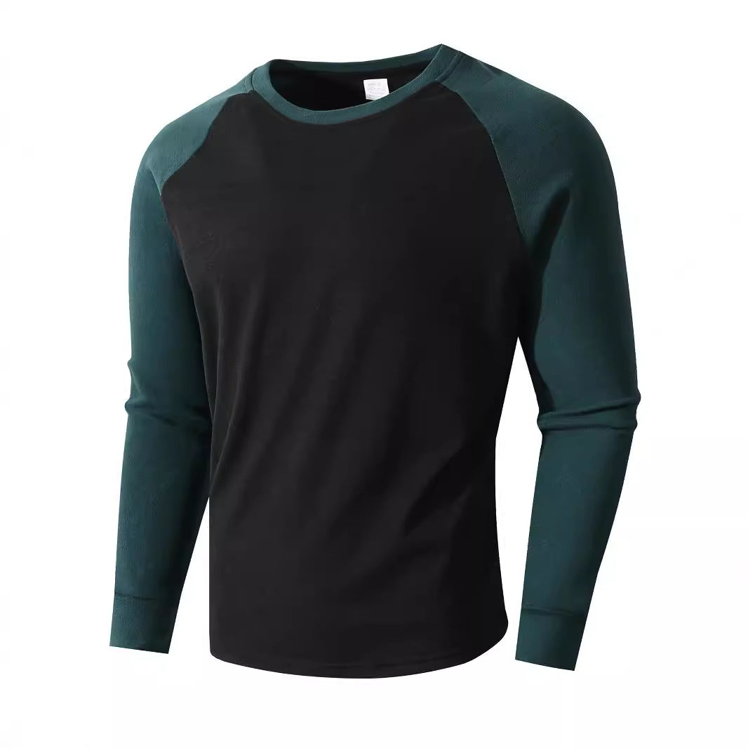 Herren Sportliches Langarmshirt mit Raglanärmeln Stilzeits
