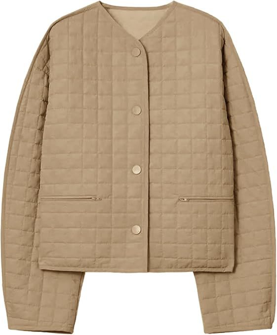 Damen gesteppte modische Leichtjacke Stilzeits